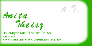 anita theisz business card